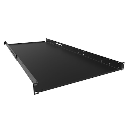 Hammond 1U ADJ DEPTH 36-42 SOLID SHLF ADSU3642BK